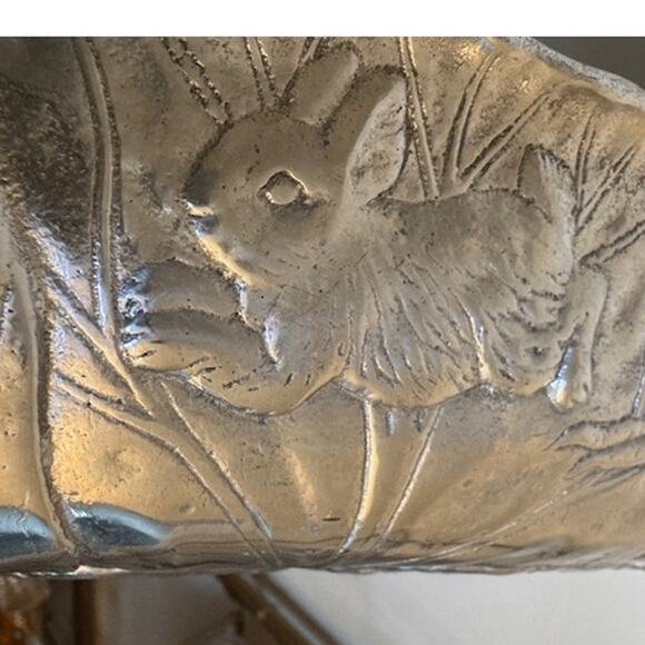 Vintage Arthur Court 1990 Rabbit Bunny Rectangle Casserole Dish Tray - Picture 8 of 10